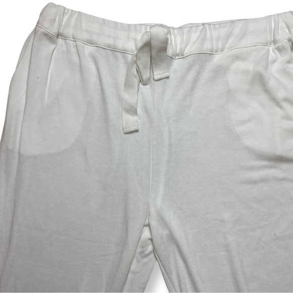 NWT 1. STATE REVOLVE White Drawstring Knit Jogger Pants - Size Large - Picture 4 of 11